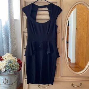 Bebe Bodycon Peplum Dress